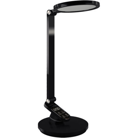 9-W-LED-Schreibtischlampe mit dimmbarem Licht und Berührungsschalter, schwarz, Ragas Ideus 04172 (1/2)
