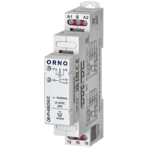 Bistabiles Installationsrelais 24 VAC/DC, 16A OR-PI-456/24UC
