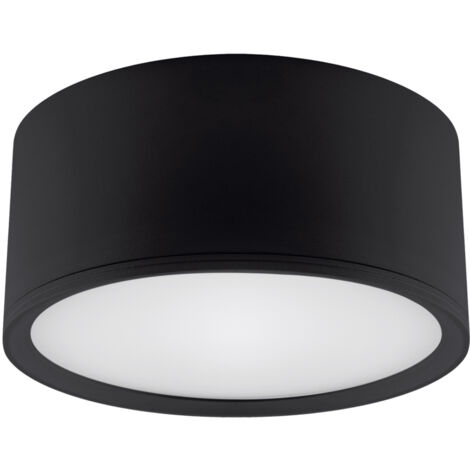 Deckenleuchte schwarz, Rolen LED, 15 W, 4000 K, 1330 lm, Ideus 03782 (1/2)