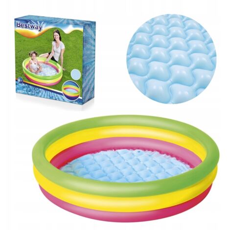 BESTWAY 51104 AUFBLASBARER POOL Kinderplanschbecken 102X25CM WEICHER BODEN (1/5)