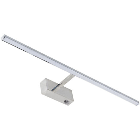 Badezimmer-Wandleuchte über dem Spiegel, Chrom, 55 cm, 12 W, LED, 4000 K, 850 lm, IP44, Marta Ideus 03576 (1/2)
