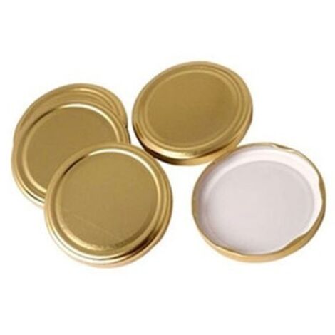 Helm - Goldkappen für Gläser 82 mm (4 Haken, 10 Stk.)