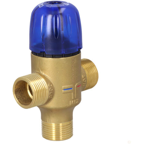Produktbild von Honeywell TM50 – Thermostatisches Mischventil 1/2 Zoll, 30–60 °C, Außengewinde 3/4 Zoll, Ohne Verbindungsstücke
