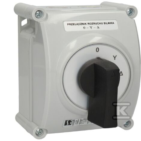 Wechselschalter 3 Positionen 8 Klemmen – 25 A / 380 V, Nockenschalter Im Robusten Gehäuse Für Motoren & Steuerungen