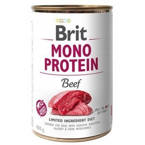 Brit Mono Protein Rindfleisch Nassfutter für Hunde 400g (1/2)