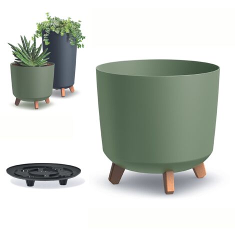 Prosperplast Blumentopf GRACIA TUBUS Grün 29,8 cm