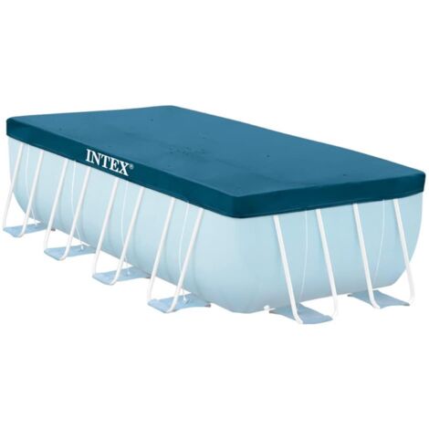 Rechteckige Poolplane L400x20cm aus PVC und Polypropylen - Intex