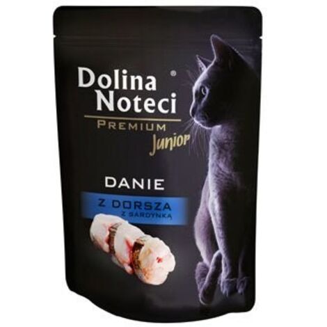 DOLINA NOTECI Premium Kabeljau- und Sardinen-Futter – Nassfutter für Kätzchen – 20 x 85 g (1/2)