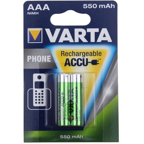Varta - akku telefon - aaa / hr03 550mah bls 2 t397 - 58397101402 - 4008496808120
