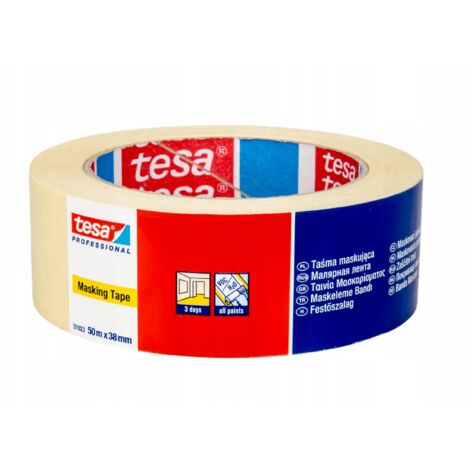 tesa 3-Tage-Abdeckband 50 m x 38 mm (1/2)