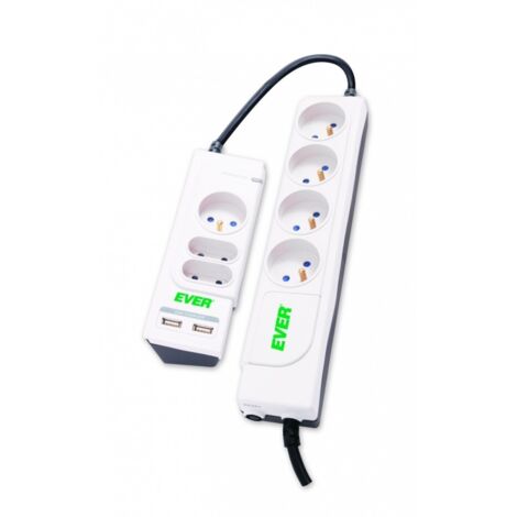 Ever office plus weiß 7 Wechselstrom-Steckdose(n) 250 v (1/3)