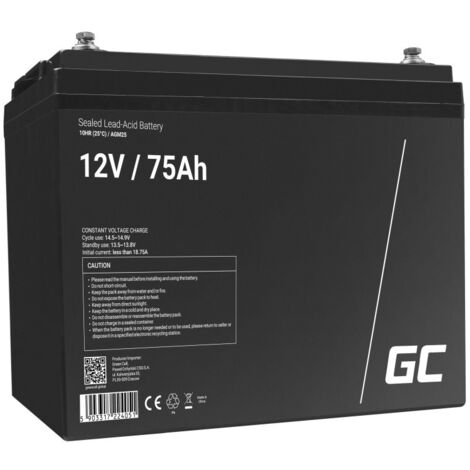 GREEN CELL GEL-BATTERIE AGM25 12V 75AH (1/5)