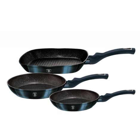 Zestaw 3 Pateln Granitowych 20/24/28CM Berlinger Haus BH-6140 Aquamarin (1/5)