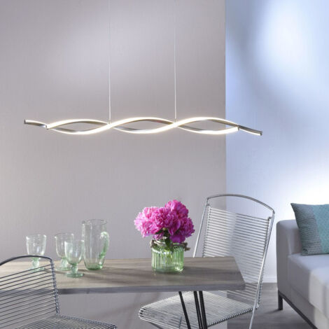 Paul Neuhaus Polina Bar Pendel Deckenleuchte Stahl 2x 10,2W LED 3000K dimmbar (1/5)
