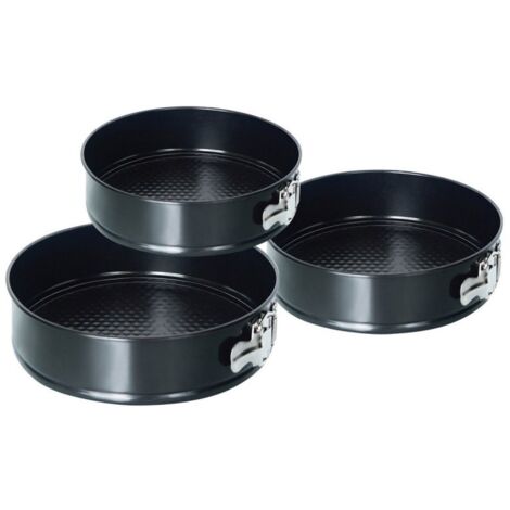 Kuchenformen zum Backen, 3-teilig, Kinghoff KH-4200 (1/2)