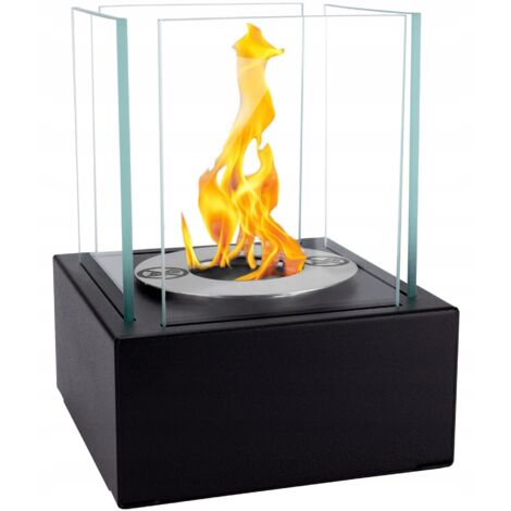 Freistehender Bio-Kamin 13x13x17 cm Smart Black Strukturmatte (1/5)