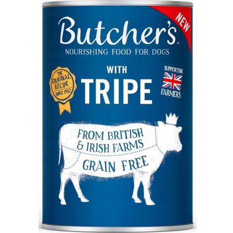 Butcher's Original Pansenmischung Pastete mit Pansen - Nassfutter für Hunde - 24 x 400 g (1/2)