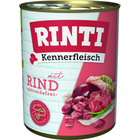 Rinti Kennerfleisch Rind Dose 6 x 800g (1/2)
