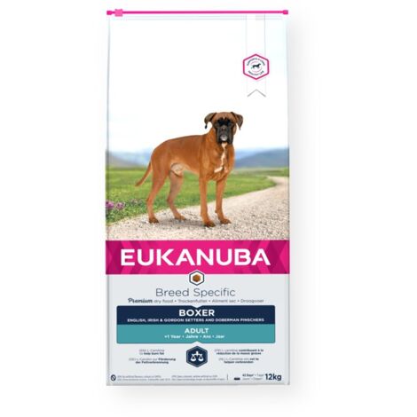 EUKANUBA PREMIUM HUNDEFUTTER FÜR BOXER, TROCKENFUTTER MIT HUHN (1 X 12 KG)