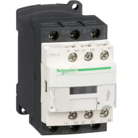 TeSys Deca Leistungsschütz 12A 3P 48V DC 1NO 1NC LC1D12ED (1/2)