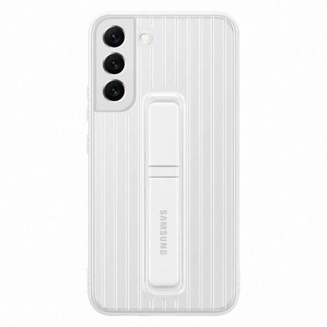 Samsung Galaxy S22 Plus Schutzhülle mit Ständer, Weiß (1/4)