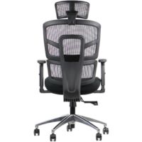 Ergonomischer Stuhl TREX BLACK, Aluminiumbasis