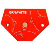 Schweißmagnetwinkel 64 x 95 x 14 mm, Tragfähigkeit 11,4 kg