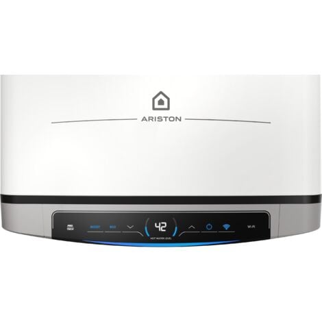 Ariston VELIS EVO DUNE DRY WIFI 65L – Chauffe-eau électrique plat et connecté  – 25% d'Économie d'Énergie – Flexibilité Energétique