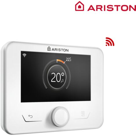 Thermostat modulant programmable sans fil - Ariston SENSYS NET HD blanc - compatible toute chaudières / PAC Ariston