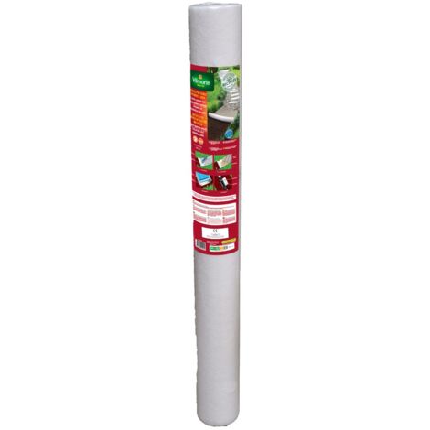 Géotextile Recyclé Travaux Extérieurs - 100 g/m² - 1 m x 20 m - Blanc Vilmorin (1/3)