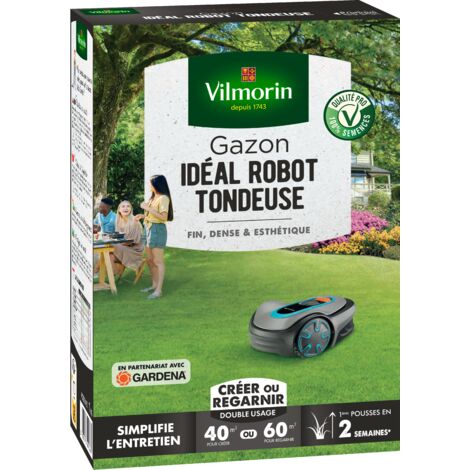 Gazon spécial robot tondeuse Vilmorin 1kg - Entretien Facile et Résistant