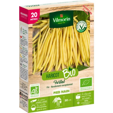 Haricot Fortal - 20 m - BIO Vilmorin (1/3)