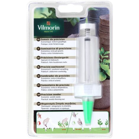 Vilmorin conomique et pratique, plastique, plastique, personne et seringue de prcision pratique - 1 UD