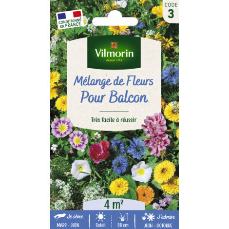 Vilmorin - Fleurs Annuelles pour Balcons, Multicolore
