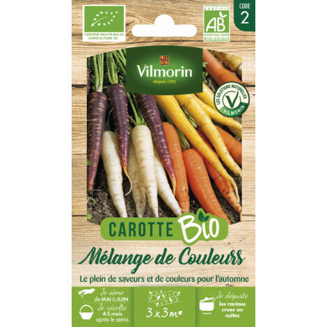 Carotte Mélange de Couleurs - BIO Vilmorin (1/2)