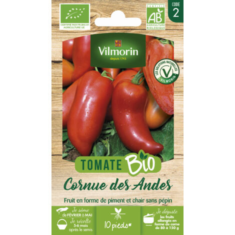 Tomate Cornue des Andes - BIO Vilmorin (1/2)
