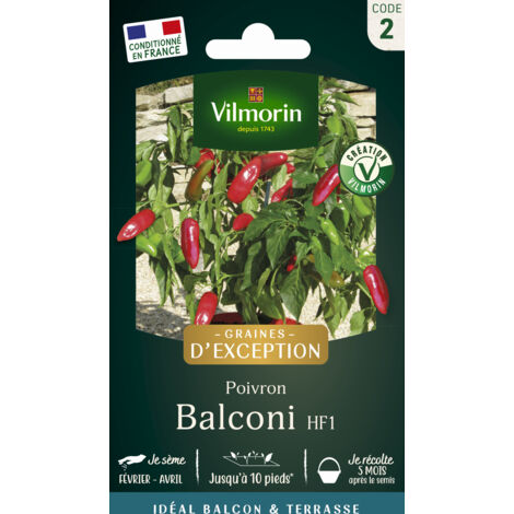 Sachets graines Poivron Balconi Vilmorin (1/2)