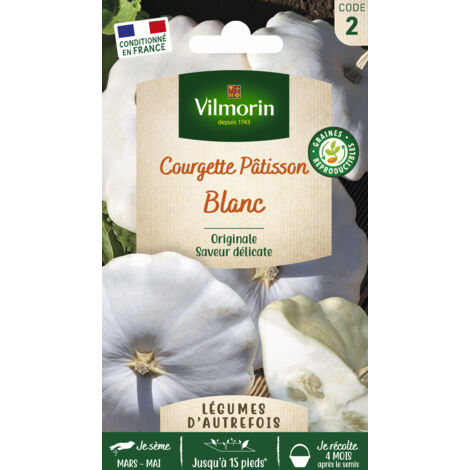 Pâtisson blanc - Légumes d'Autrefois Vilmorin (1/2)