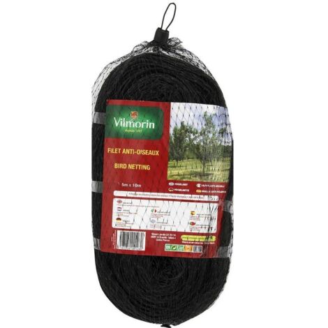 Filet anti-oiseaux et anti-insectes 5 m x 10 m – En PE haute résistance – Protection optimale pour arbres et récoltes – Vilmorin