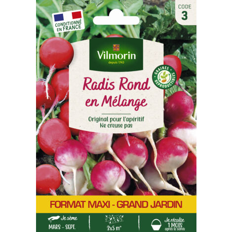 Vilmorin - Radis ronds en mélange (gaudry 3 / cherry belle) (1/2)
