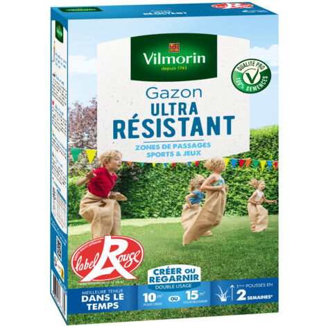 Gazon Ultra Résistant -Label Rouge - 250 g Vilmorin (1/3)