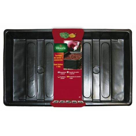 Vilmorin - Lot De 2 Terrines De Semis Avec Couvercle