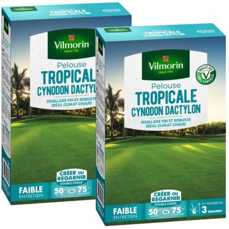 Pelouse Tropicale - Cynodon Dactylon - 500 g (x2) Vilmorin