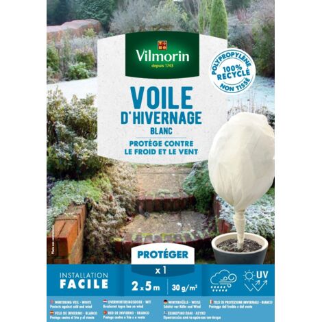 Voile d'hivernage - 2 m x 5 m - Blanc Vilmorin (1/3)