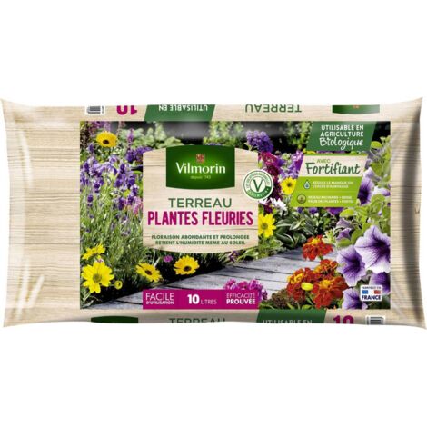 Terreau Plantes Fleuries 10L (1/2)