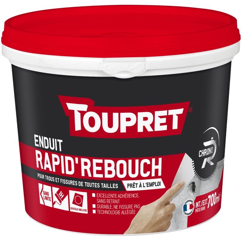 Enduit bande à joints placo pâte - séchage rapide- Toupret France