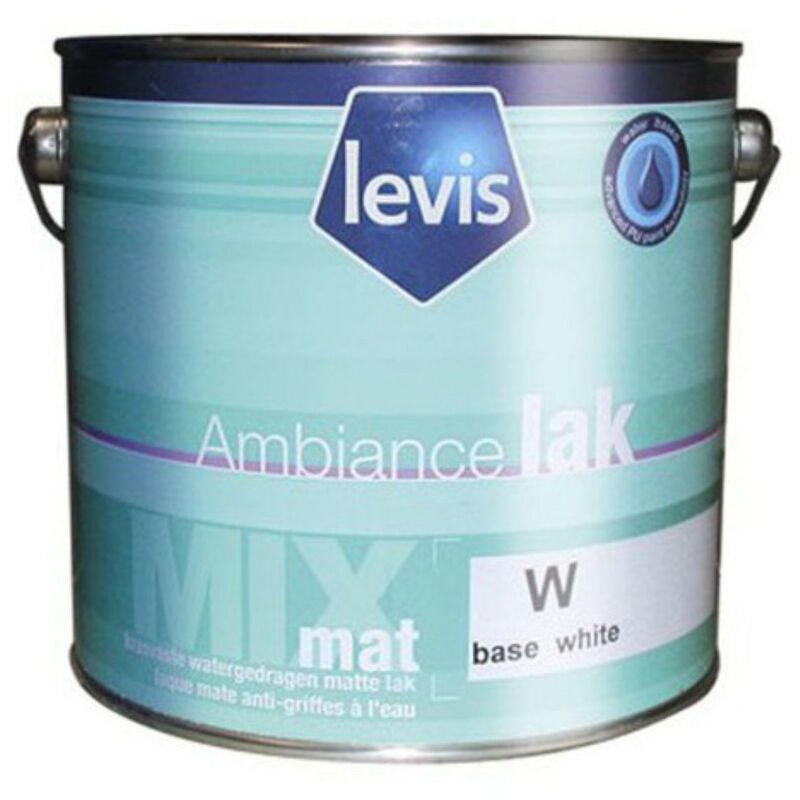 Peinture murale Levis - Mat - Blanc - 8 + 2 litres