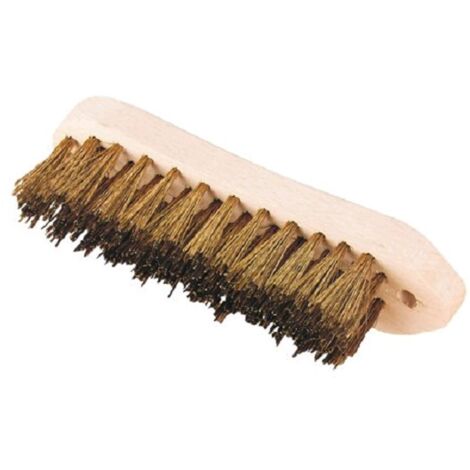 L'Outil Parfait – Brosse violon 205x59mm – Fil laiton ondulé 4 rangs – Manche bois pour finition précise – Sortie 35 mm (1/6)