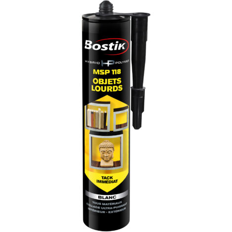 BOSTIK Colle mastic Hybrid polymer msp 118 BOSTIK, 290ml (1/6)