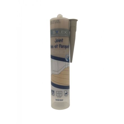 Mastic joint de finition bois et parquet Sylex Couleur: CHENE GRIS MINERAL